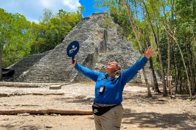 Riviera maya: früh starten, coba und chichen itza mit lokalem guide entdecken, im cenote schwimmen, mexikanisches buffet genießen, inklusive hoteltransfer.