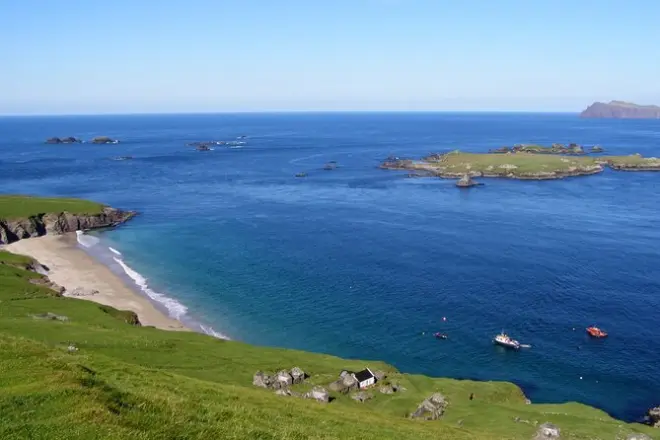 Dingle dolphin & whale watching with Great Blasket Island landing