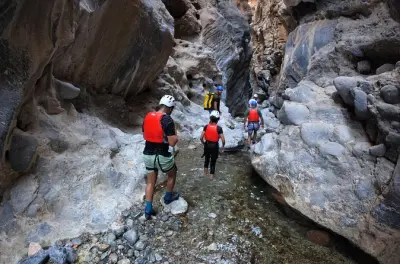 Snake Canyon à Jebel Shams : Randonnée, baignade et rappel