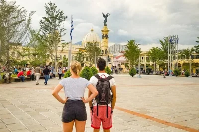 Feel the energy of san salvador with a local guide—walk historic plazas, ride the rainbow slide, and stand at the boquerón volcano crater. includes private transport.