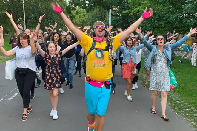 Silent Disco Walking Tour Cardiff: Dance Through the Streets