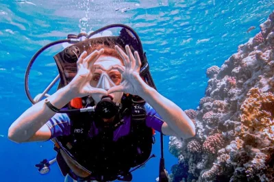Feel the thrill of your first red sea dive near sharm el sheikh, guided by a padi instructor. includes hotel pickup, equipment, and a fresh lunch on board.
