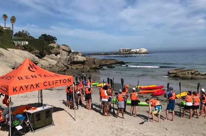 Kayak à Clifton 4th Beach, Le Cap