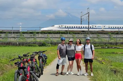 E-bike al monte Fuji da Shimizu con degustazione di tè inclusa