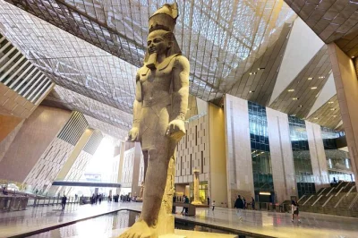 Visita il grand egyptian museum al cairo con un biglietto qr, scopri per la prima volta i tesori di tutankhamun e goditi la visita al tuo ritmo. biglietto d’ingresso incluso.