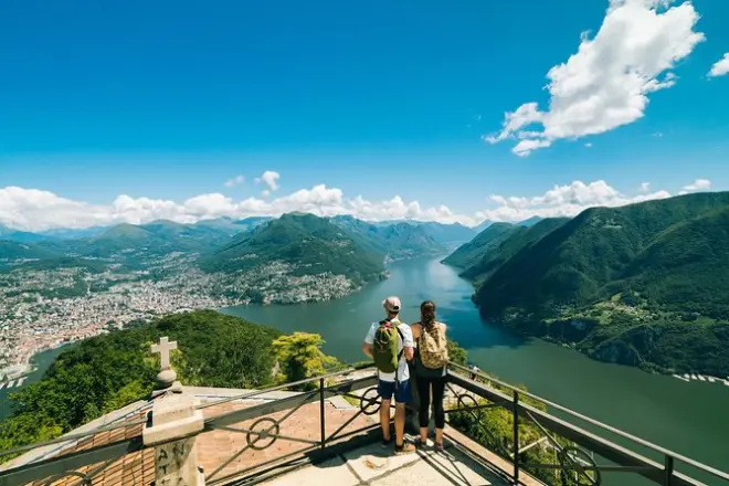 Lugano à Monte San Salvatore : Visite guidée avec téléphérique
