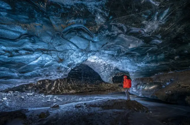 Grotte de glace à Jökulsárlón : Super jeep et marche sur glacier