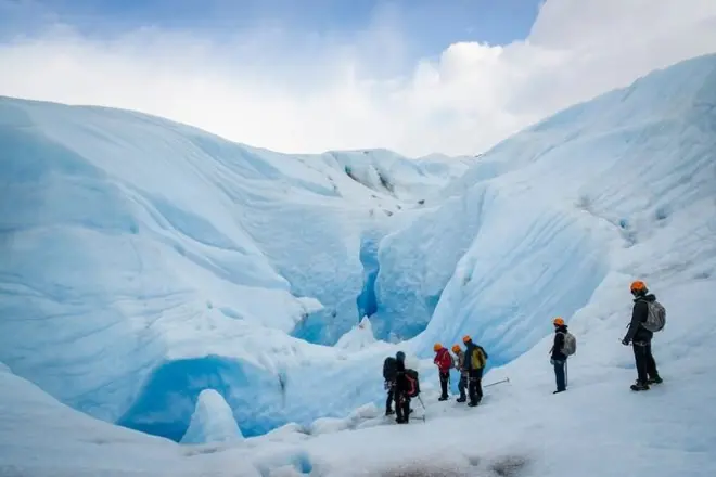 Ice Hike Grey Glacier in Torres del Paine: Walk on glacial ice