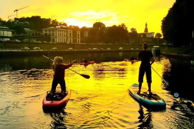 Kayaking in Saarbrücken: Paddle the city center
