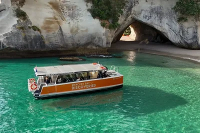 Feel the pacific breeze on a stable eco catamaran, explore cathedral cove and orua sea cave, snorkel in clear waters, and enjoy tea with a local guide.