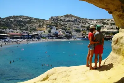 Matala, grottes et vignoble au départ d’Héraklion, journée complète