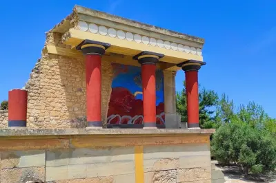 Palais de Knossos et musée d'Héraklion avec chauffeur privé