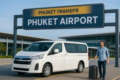 Buchen sie ihren phuket flughafentransfer mit rückfahrt. komfortable, klimatisierte fahrten zwischen phuket international airport und ihrem hotel. pünktlich und stressfrei.