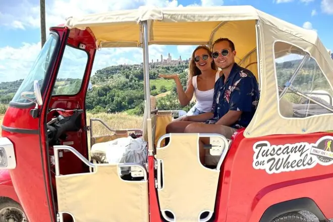 San Gimignano en Tuk Tuk : Collines du Chianti et déjeuner