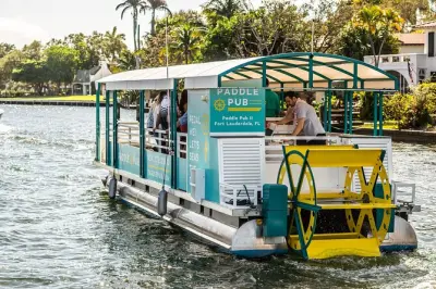 Pedal-Powered Party Boat Daytona Beach: 20-Person Cruise
