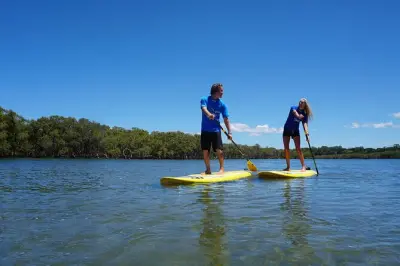 Byron Bay Stand-Up-Paddleboard-Tour: SUP lernen am Brunswick River