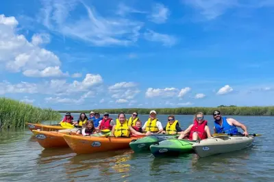 Kayakfahren in Palmetto Bluff: Geführte Tour durch Salzwiesen