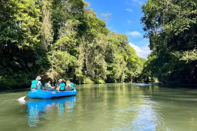 Glide quietly along costa rica’s peñas blancas river, spotting monkeys and sloths with a naturalist guide. includes hotel pickup, snacks, and minimal walking.