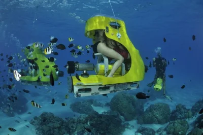 Feel the lagoon’s calm on a bora bora underwater scooter ride, with hotel pickup, fresh fruit, and a local guide. no diving experience needed—just curiosity.