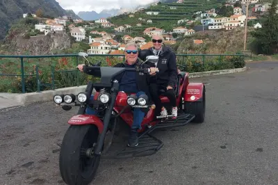 Tour en trike por Madeira: Valle de las monjas y cascadas