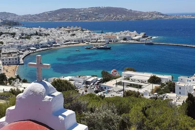 Feel the breeze at armenistis lighthouse, wander ano mera village, and pause at quiet beaches on a private mykonos island tour with pickup included.