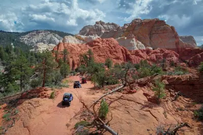 Trilha de UTV perto de Torrey: Hell's Hole e Velvet Ridge