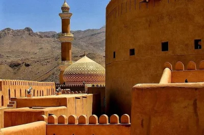 Feel the old soul of oman on a private day trip from muscat to nizwa fort, lively souks, birkat al mouz ruins, and the cool heights of jebel akhdar. includes pickup.