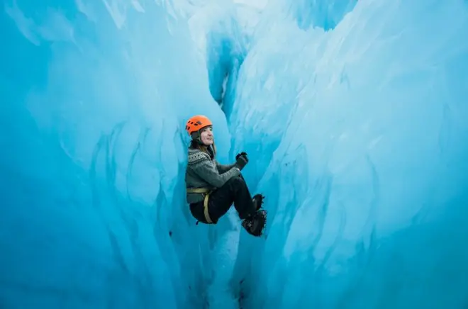 Skaftafell glacier hike: Blue ice maze on Vatnajökull