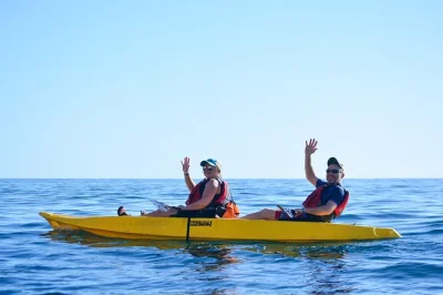 Start your morning paddling a glass bottom kayak from santa maria bay, then snorkel chileno bay’s calm waters. includes hotel pickup and local guide.