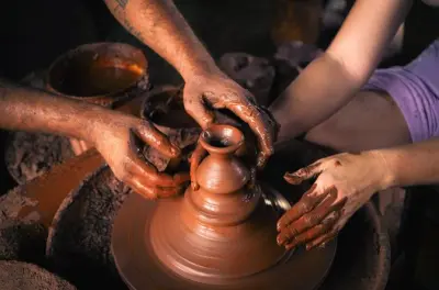 Dharavi pottery workshop tour in Mumbai: Learn wheel throwing