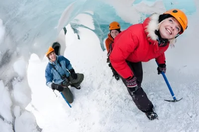 Step onto sólheimajökull glacier with a certified guide, all safety gear included. walk ancient ice, hear local stories, and feel the glacier’s living silence.