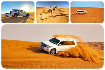 Vivi l’emozione del dune bashing vicino a doha, prova il sand boarding, gusta il tè con la gente del posto e scopri il mare interno selvaggio del qatar. include pick-up in hotel e autista esperto.