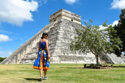 Feel the history at chichen itza and coba, swim in ik kil cenote, and share a buffet lunch—includes hotel pickup, guide, and all entry fees for a relaxed booking.