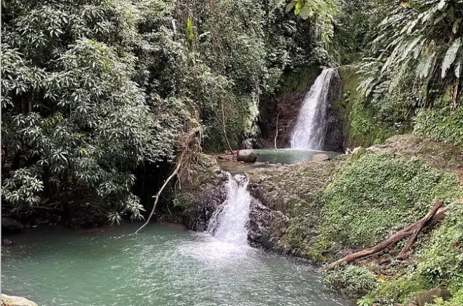 Grenada con cascadas, destilería de ron y fábrica de chocolate