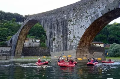 Rafting Tuscany: Devil's Bridge with guide and photos