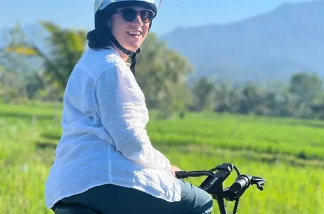 Lombok trekking e ciclismo: Risaie e villaggio