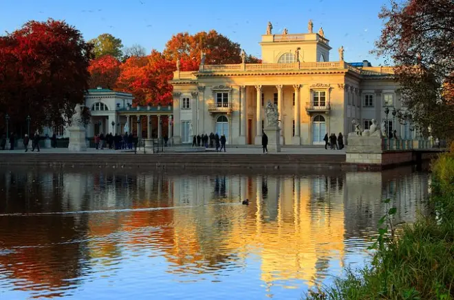 Łazienki Park Varsovie visite privée avec guide agréé et billets