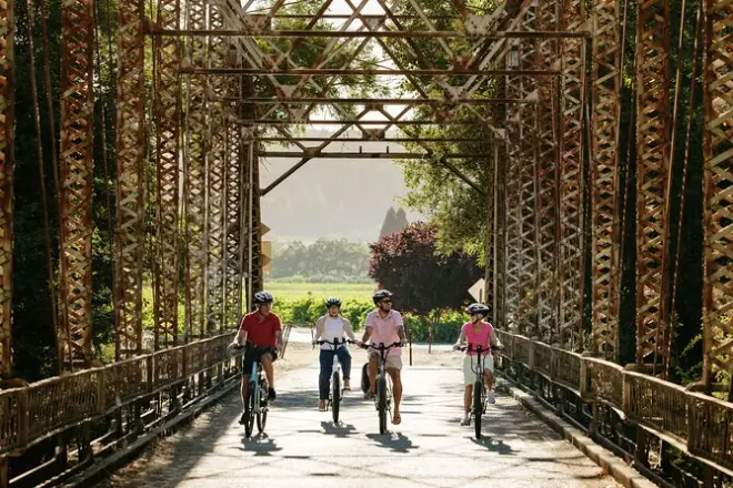 Sonoma County E-Bike Wein-Tour: 2 Weingüter & Mittagessen
