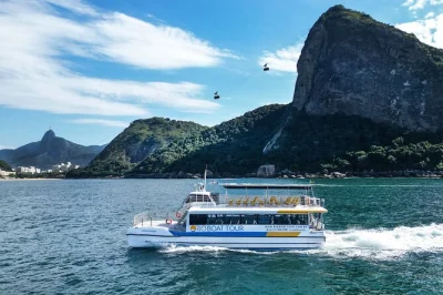 Feel the pulse of rio from a catamaran cruise, see sugarloaf mountain up close, and glide past the museum of tomorrow. includes audio guide and easy boarding.