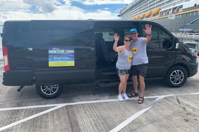 Feel the real st thomas with a private sightseeing tour, local lunch, duty-free shopping, and time at magens bay beach. includes pickup and your own guide.