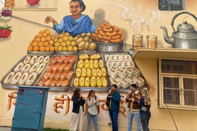 Scopri la street art di lodhi colony a delhi, gusta il chai, assaggia cibo indiano e passeggia nei giardini lodhi. tour in piccolo gruppo con guida locale. prenota ora!