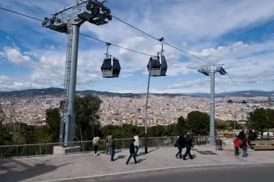 Billet téléphérique Montjuïc : Vues sur Barcelone et la mer