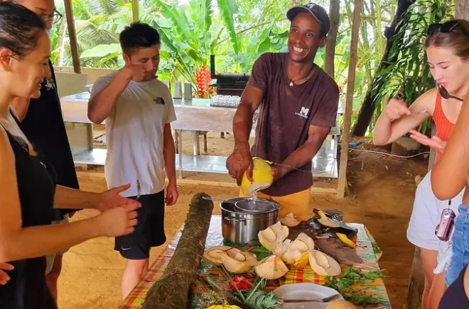 Cours de cuisine à Gros-Morne Martinique à la ferme avec Renaud
