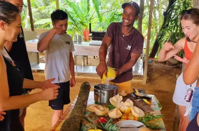 Cours de cuisine à Gros-Morne Martinique à la ferme avec Renaud