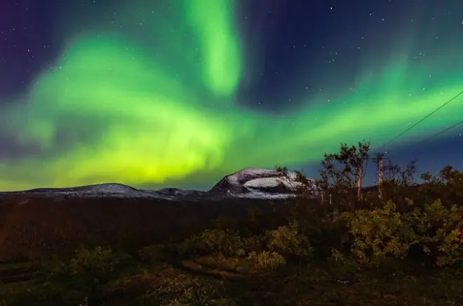 Nordlichterjagd ab Kiruna im Auto