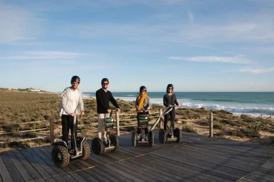 Explore salgados reserve by segway near praia da galé. glide past marshes, spot wildlife, and enjoy ocean views on this unique algarve outdoor tour.
