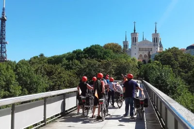 Pedal lyon’s rivers, parks & hills on an electric bike tour with food tasting, local guide & city views. includes helmet, rain jacket & small group experience.