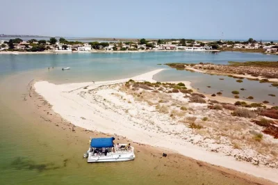 Descubra a tranquilidade da ria formosa saindo de olhão, caminhe por praias de areia branca, nade em ilhas desertas e visite a vila da culatra ou do farol. inclui skipper e duas paradas.