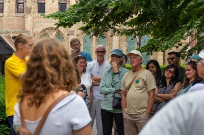 Step into medieval bruges with a local storyteller, wander cobbled streets, taste fresh pralines, and get tips for your first day. small groups, english guide.