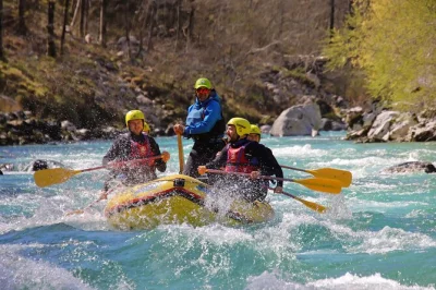 Feel the rush of soča river rafting near bovec, with expert guides, all gear included, and flexible departures. book your whitewater adventure with trusted locals.